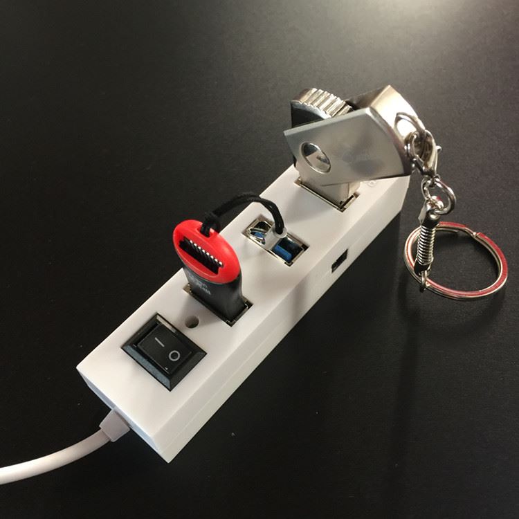 usb splitter kéo bốn đa máy tính giao diện mở rộng trung tâm mở rộng tốc độ cao sức mạnh trung tâm UBS chuyển đổi - USB Aaccessories quạt kẹp bàn