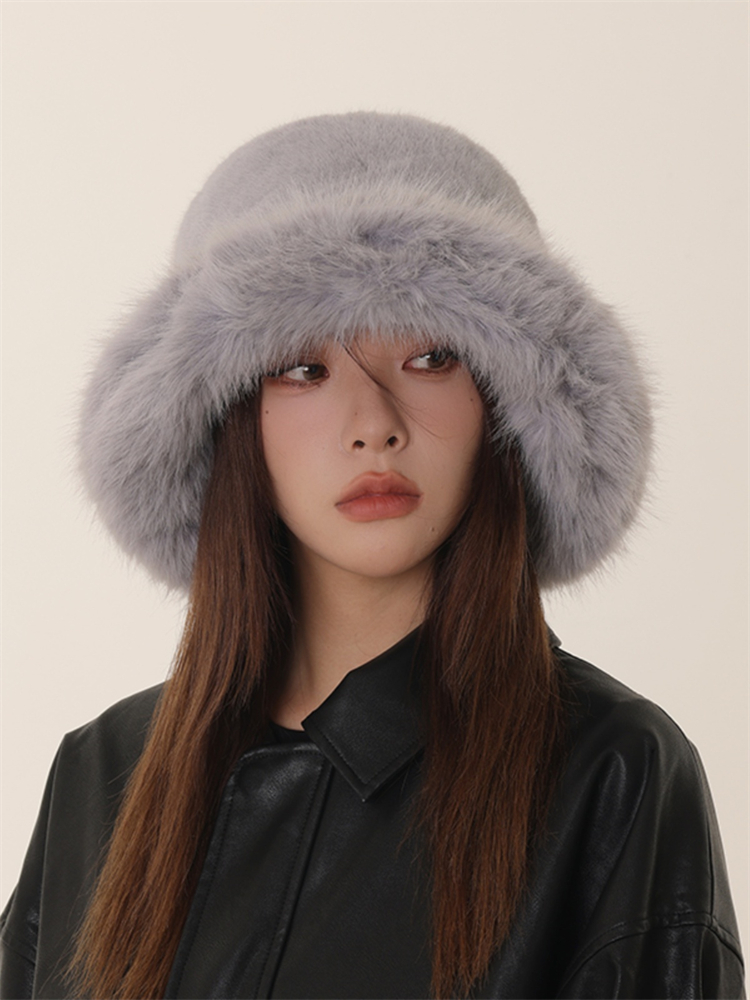 COCO jocelyn UK designer joint section] trendy high level sensual wool warm protective ear fisherman pelvis cap-Taobao