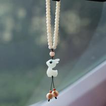 High-end Bodhi Luminous Deer Car Pendant Rearview Mirror Car Decoration Mens and Womens Style Cute Deer Car Pendant