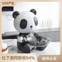 Creative Panda Entrance door Xuanxuan Key containing swing piece Living room TV TV Cabinet Tea Shelf Jo Relocation New Residence Gift