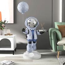 Light luxury astronaut astronaut living room floor-standing tray ornaments home decorations TV cabinet moving to new home gift