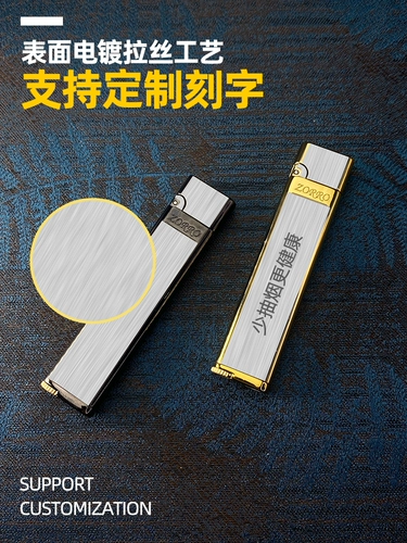 Маленькая креативная тонкая изысканная зажигалка на керосине, официальный продукт, делается под заказ