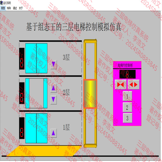 Configuration King Three-Layer Elevator Configuration Simulation Three-Layer Elevator Control Simulation Configuration King Design Store by Wen Hao