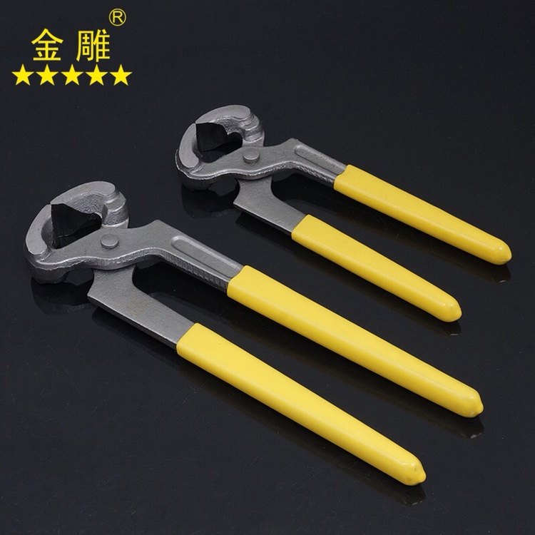 Nutcracker 6 inch nail clipper Woodworking nail pliers Shoe repair tools back mouth pliers 8 inch flat mouth vise snail pliers