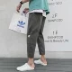 Quần siêu cháy Quần yếm Nhật Bản nam chín điểm Phiên bản Hàn Quốc của xu hướng hip hop thể thao quần âu chân quần