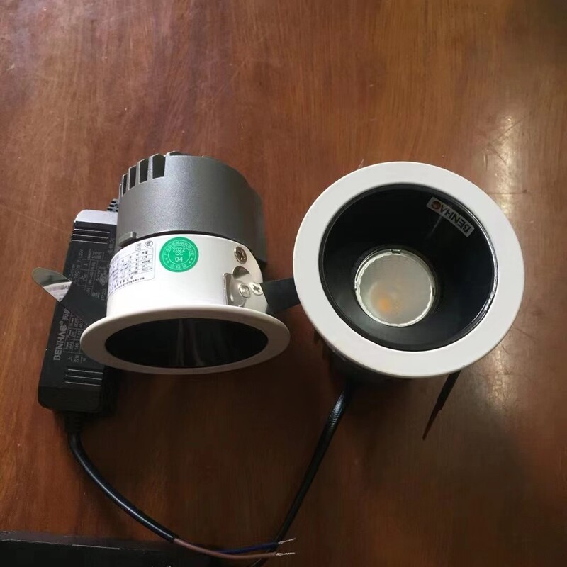 Benhao X2020-Led Anti-Glare Spotlight 7W12W Deep Cup Black Light Home Decoration House Project Without Main Light Design Lighting
