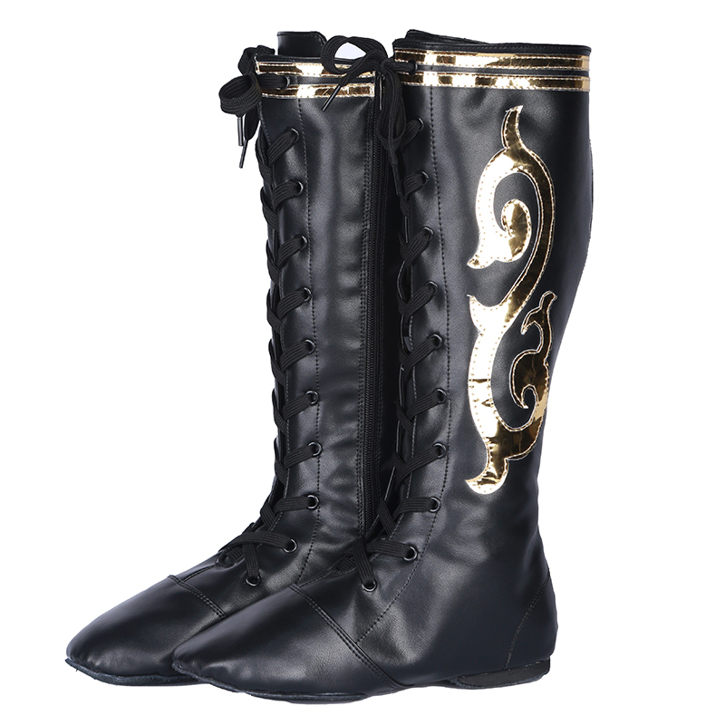 Mongolian Dance Shoes, Tibetan Ethnic Dance Shoes, High Boots, Soft Soles, Zipper, Side Flowers, Practice, Performance, Art Exam, Unisex Mongolian Dance Shoes, Tibetan Ethnic Dance Shoes, High Boots, Soft Soles, Zipper, Side Flowers, Practice, Performance, Art Exam, Unisex