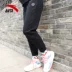 Anta Women chín quần giản dị 2019 xuân mới đan thể thao chín quần thường quần 16917751 móc - Quần thể thao Quần thể thao