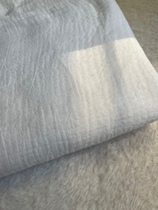 White Class A pure cotton double-layer pleated gauze fabric baby baby blanket home clothes bath towel cotton half meter price
