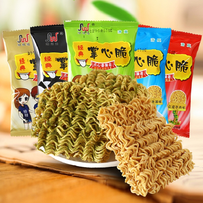 经纬线掌心脆方便面干吃面整箱混装火鸡面干脆面混装零食品批发