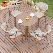 Courtyard terrace leisure five-piece outdoor home back chair balcony courtyard iron furniture