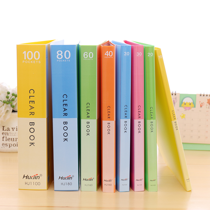 A4 folder insert page bag transparent information book multilayer archive clip paper clip information clip sheet music clip