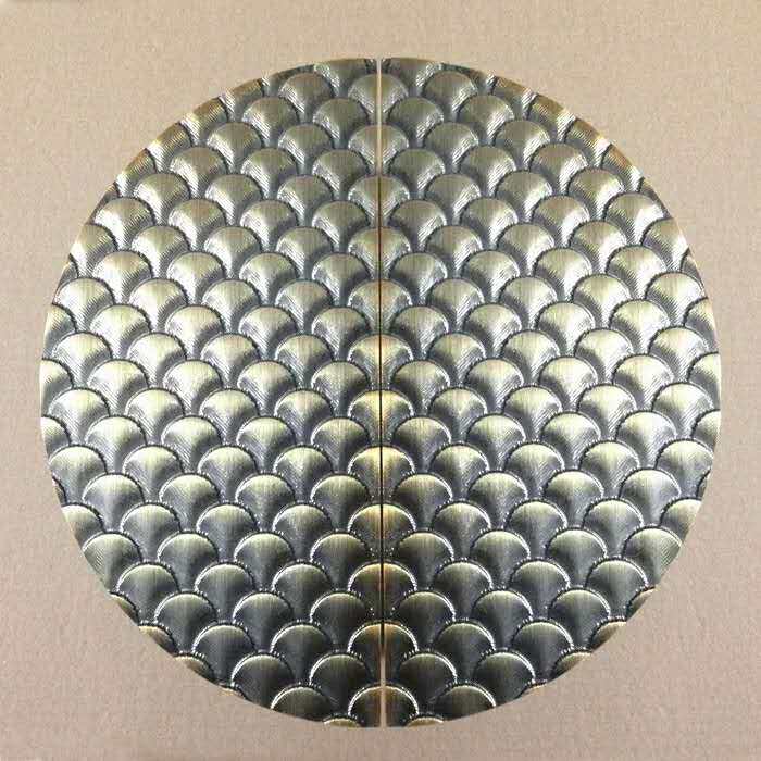 Carved round door handle glass door wooden door hotel KTV storefront Chinese antique door handle handle