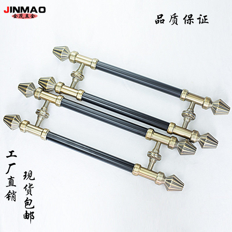 Glass door stainless steel handle bronze handle hotel office door handle wooden door antique handle