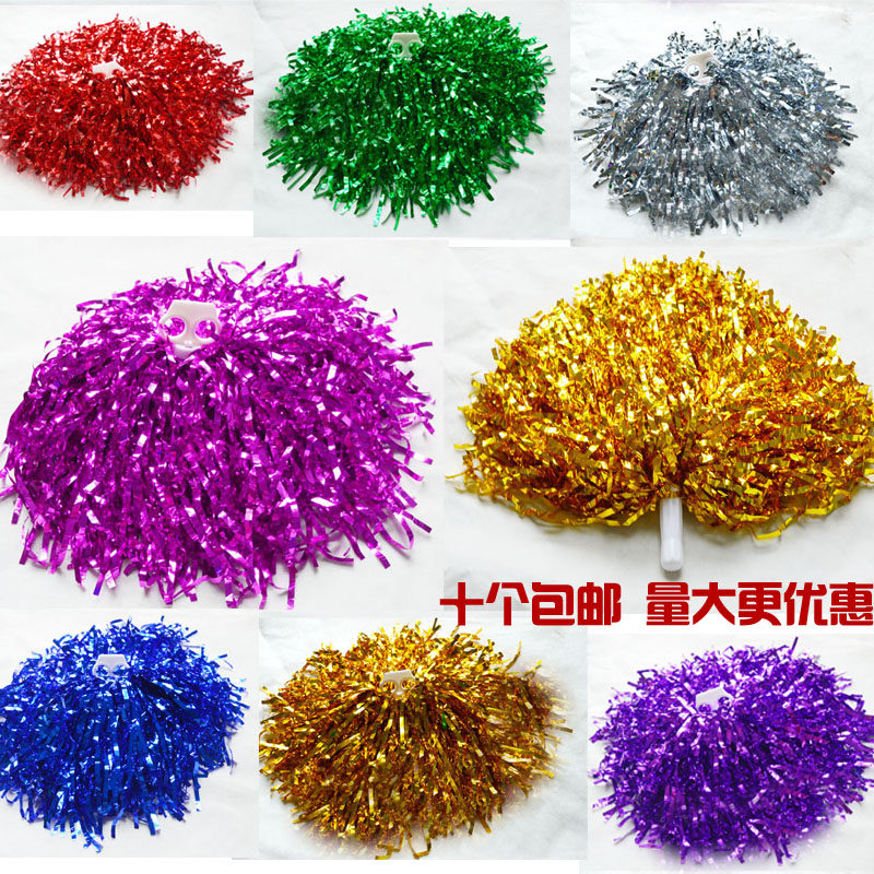 Cheerleading Cheerleading flower ball Silk ball square dance Fitness exercise Hand flower dance hand flower props promotion 100 grams