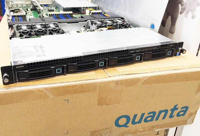 Quanta Quanta S210 X12RS dual E5 1U specification server (support PCI-E NVMe solid state)