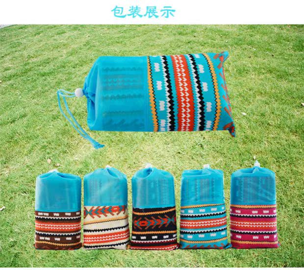 Độ ẩm ngoài trời Pad vải Oxford Làm dày dã ngoại Mat Lều không thấm nước di động gấp đôi cắm trại ngủ Mat - Thảm chống ẩm / Mat / Gối chiếu ngủ
