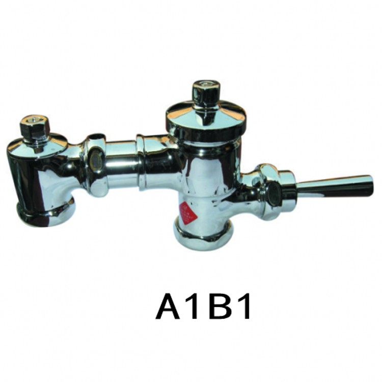 1 inch Gui Hua A1B1 All copper horizontal handle stain flushing valve squat public toilet network cafe flushing valve