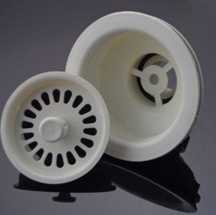 Stainless Steel Sink Wash Bowl Tray Kitchen Wash Basin Plastic Down Tap Instrumental Ceramic Sink Lift Basket Plastic Underwater