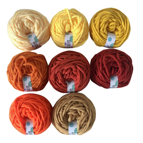 Плетеный шерстяной желтый оранжевый свитер ручной работы, шарф, широкая цветовая палитра, Россия, с вышивкой