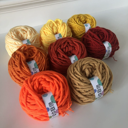 Плетеный шерстяной желтый оранжевый свитер ручной работы, шарф, широкая цветовая палитра, Россия, с вышивкой