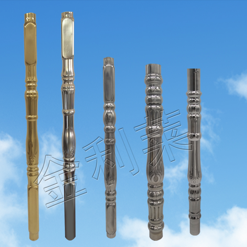 Eurostyle 304 stainless steel stairs armrests Roman column guard rail bar fencing accessories Decorative Balcony water rising column columns