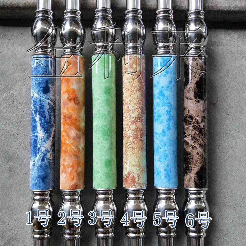 European stainless steel stair column handrail water rise column indoor and outdoor balcony decorative flower guardrail fence railing accessories