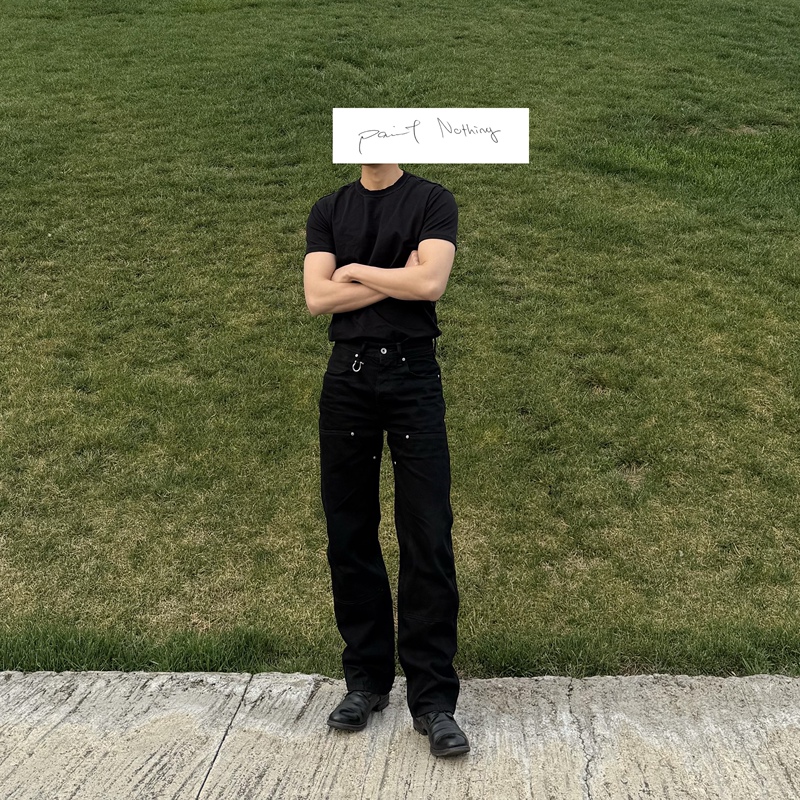 Paint Nothing "Fake Double Knee Straight Leg Workwear Logging Pants Logan Cut Paint Nothing "Fake Double Knee Straight Leg Workwear Logging Pants Logan Cut