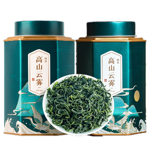 2罐高山云雾绿茶茶叶礼盒装