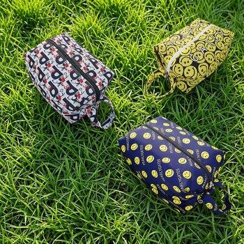 Pearly unisex convenient golf shoe bag