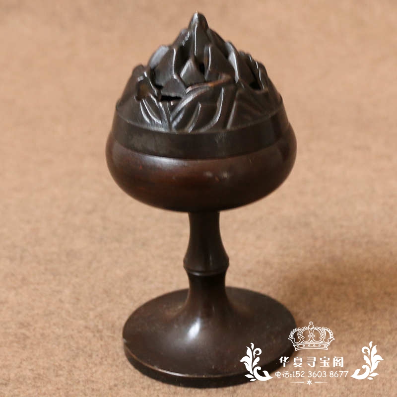 New product pure copper booster furnace small markings with copper fragrance furnace antique bronze bronze brass kowloon furnace