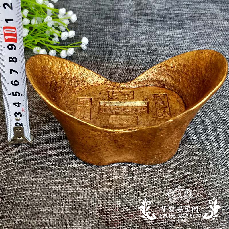 Bán vàng cổ vật thỏi cổ tiền xu vàng triều đại Yuan và đạo cụ truyền hình xu cổ