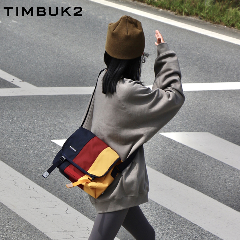 TIMBUK2 Trips Neutral Slanted Satchel Bag woman and American Ins ChauffPost Poor bag Single shoulder bag Fashion casual