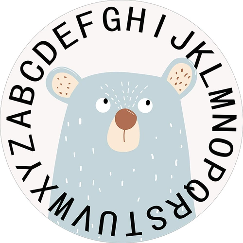 Круглый детский ковер для кровати, мультяшный диван для ползания для гостиной, скандинавский стиль