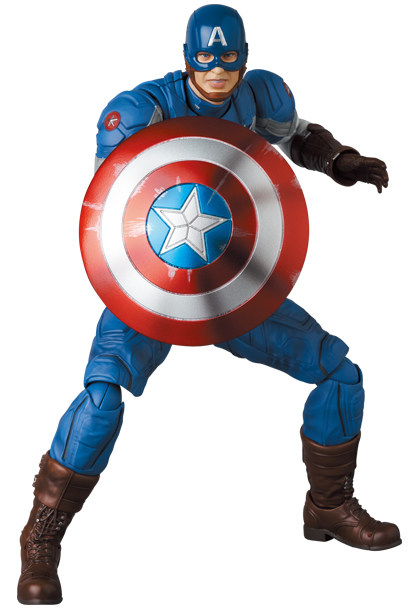 Medicom Mafex Captain America Comic Ver. Action Figure 6 inch | eBay