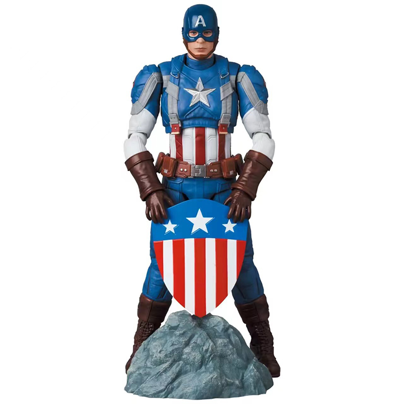 Medicom Mafex Captain America Comic Ver. Action Figure 6