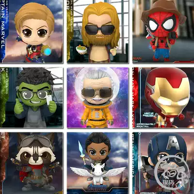 HOTTOYS HT Reunion 4 Endgame COSBABY Mini Collection Doll Stan Lee