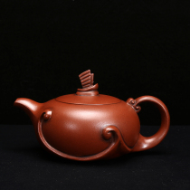 Taiwan reflux pot famous handmade purple sand old pot Gu Jingzhou original mine old red mud smooth sailing pot