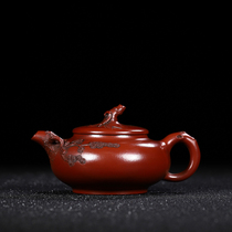 China Purple Sand Pot Dispensator Old Tibetan old teapot Pei Shi Min All handmade Zhu mud Grand red robe The Three Friends Kettle Tea Set