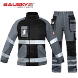 Bauskydd Шведский бао -ши -ши -черный и серый переключение многословного защитного отражения Полное хлопок на открытый ремонт