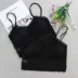 Camisole ren tập hợp quấn ngực ống trên vai dây đeo nữ sinh viên đồ lót với ngực pad đẹp trở lại áo ngực áo lót nữ thể thao Ống