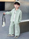 Boys' Spring Outfit Set 2026 New Stylish Children's Spring and Autumn Jacket Two-Piece Set for Boys Casual Trendy Clothes