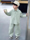 Boys' Spring Outfit Set 2026 New Stylish Children's Spring and Autumn Jacket Two-Piece Set for Boys Casual Trendy Clothes