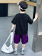 Boys' Summer Short-Sleeved Suit 2026 New Stylish Children's Summer Workwear Shorts Two-Piece Set Baby Summer Outfit Trendy