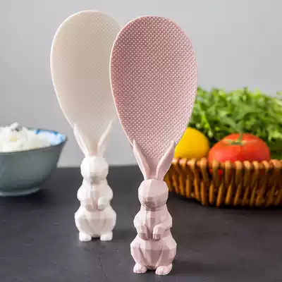 Non-stick rice spoon can be vertical household rice cooker non-stick rice rice cooker rabbit rice spoon shovel