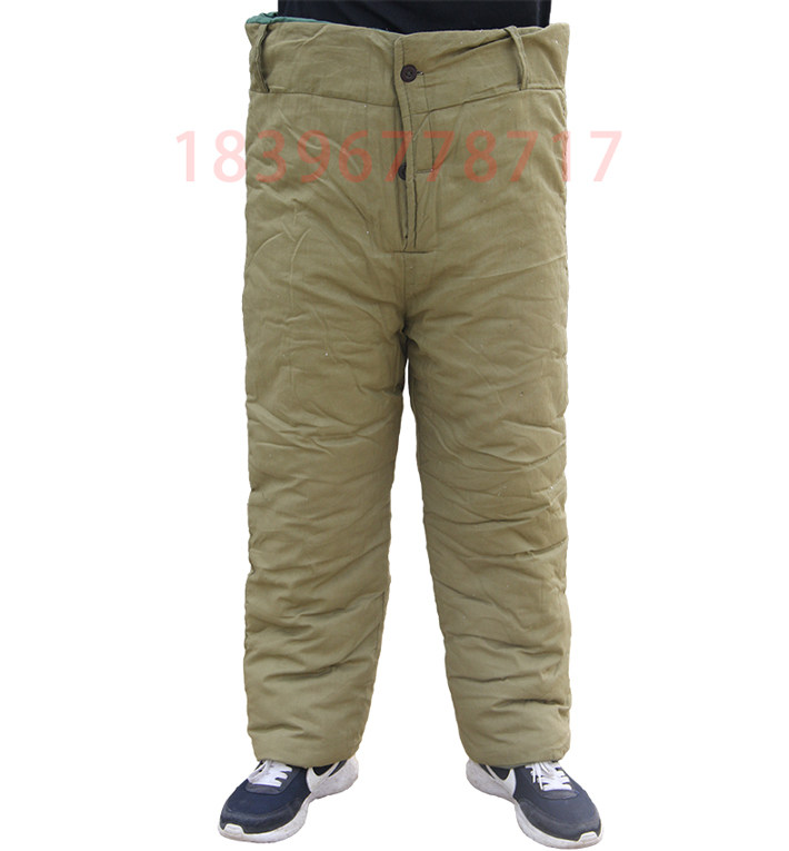 Winter warm cotton pants thickened cotton pants men work pure cotton cotton cotton pants military cotton pants green cotton pants