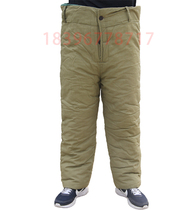 Winter warm cotton trousers thickened and enlarged cotton trousers mens work pure cotton cotton trousers military cotton trousers green cotton trousers