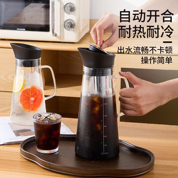 Cold Brew Coffee Pot, Household Glass Cold Brew Bottle, Large Capacity Filter Extraction Pot, Fruit Tea Pot, Ice Drip Pot, Cold Brew Cup