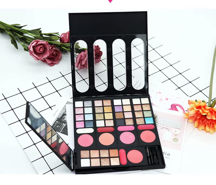 VOCE Multi-Element Thay thế Tấm trang điểm 52g Pearl Eye Shadow Blush Lipstick Soft Cosmetics Makeup - Bộ trang điểm son trị thâm môi