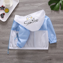 Child sunscreen thin Breathable Summer Clothing Baby Boy Summer Girl Boy Jacket Seaside Beach Sunscreen